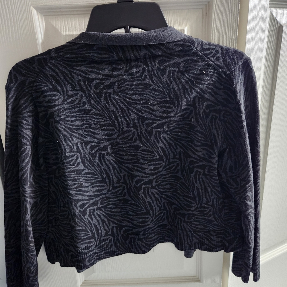 Marvin Richards Women's Zebra Patterned Black Car… - image 4